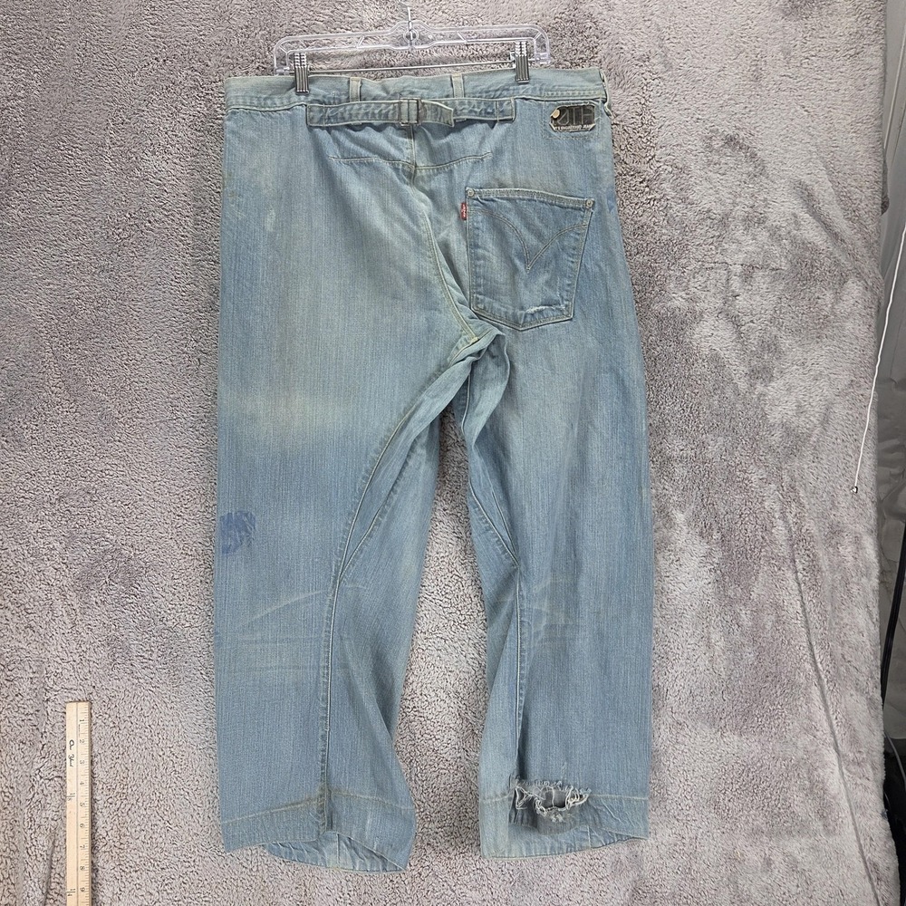 VTG Levis Engineered Jeans Mens Twisted Buckle Back 10th Anniversary Fits 36x28